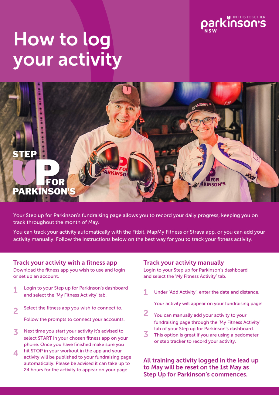 Guide - How to log your activity 2026